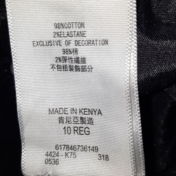 Levi's Strauss 710 Super Skinny Black Denim Jeans size 10 - Picture 12 of 13